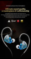 QKZ Hi7T Auriculares Inalámbricos Con Cable De 3.5mm Estéreo HD Micrófono Cancelación De Ruido HIFI Auriculares Intraauriculares Dinámicos Para Música Escenario Juego - details 1