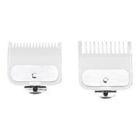 Juego Práctico De 2 Piezas Cepillo De Peluquería Con Guías Estándar 1.5mm Y 4.5mm Transparente Accesorios Para Cortadora Eléctrica - details 3