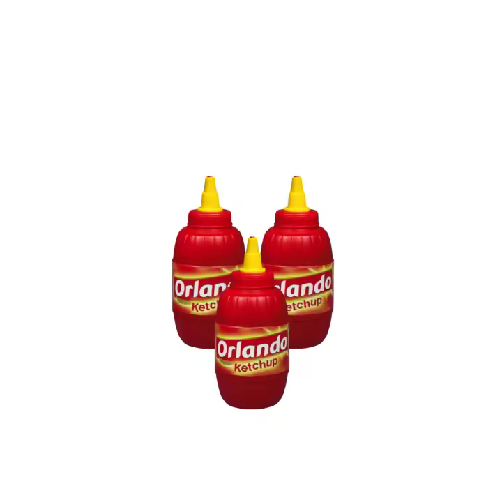 ORLANDO   KETCHUP MAYONESA MOSTAZA BOTE ORLANDO 300 G 3BOTES total 900g - 1