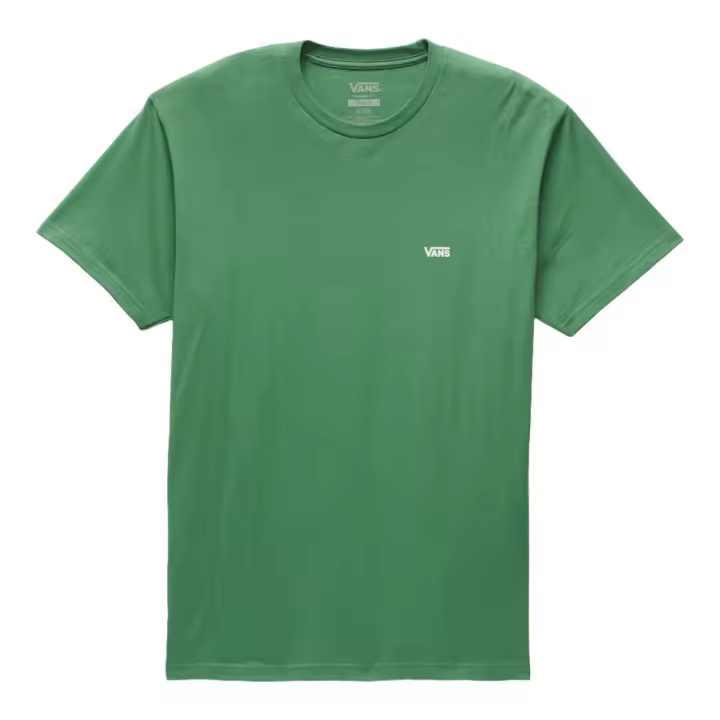 Camiseta Verde Vans Left Chest Logo Tee Fairway Estilo Casual Y Cotidiano - 1