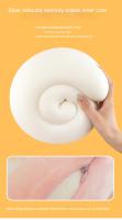 Mascarilla De Ojos De Dibujos Animados Almohada De Cuello En Forma De U De Espuma De Memoria Suave Rebound Para Viaje En Coche Avión Descanso En La Oficina - details 5