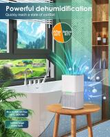 Deshumididiffador Eléctrico, Deshumidificador Silencioso de Habitación de 1600ml, Con funciones de descongelación, Mode of Sueño, Purificación de aire y humedad - details 2