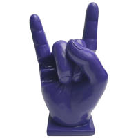 Estatua De Resina Para Decoración Del Hogar Con Postura De Mano Y Palos De Batería Moderna Adorno De Estante Accesorios De Música - details 11