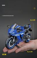 Modelo De Motocicleta Yamaha YZF-R1M a Escala 1/12 En Aleación De Zinc Simulación De Metal Para Colección Y Decoración Juguete Para Niños - details 2
