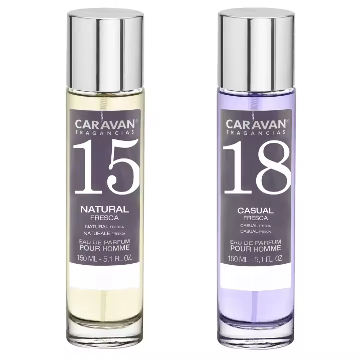 Set de 2 perfumes caravan hombre nº18 y nº 15 - 1