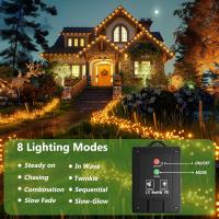 Guirnalda Luces Exterior Solar-3x10M 100 LED Guirnaldas Luces Solares Exterior IP65 Impermeable Blanco Cálido 8 Modos Solares LED Interior Jardin Terraza Bodas Fiesta Festivales [Clase de eficiencia energética G] - details 7