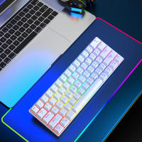 Teclado Mecánico De Juego HXSJ V900Pro 61 Teclas RGB Con Interruptores Hot Plug Cableado Para Computadora Y Laptop Estilo Mini - details 1