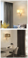 Lámpara De Pared De Tela E27 Con Interruptor Luz De Lectura LED Para Dormitorio Estudio Hotel Decoración Nórdica Moderna - details 7