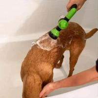 Pistola De Baño Para Perros Con Rojellador Ajustable 3 Modos Sprayer De Almohadilla Para Limpieza Y Lavado De Mascotas Herramienta De Limpieza Con Espuma - details 4