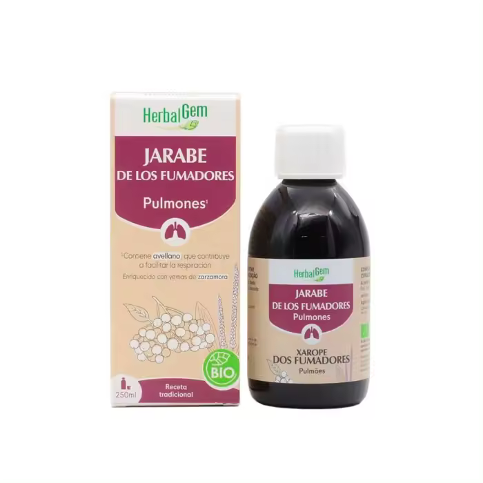 HERBALGEM JARABE DE LOS FUMADORES 250 ML - 1