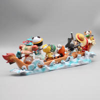 Figura De Anime One Piece Luffy Y Amigos Serie Carrera De Barco Dragón Decoración De Escritorio Regalo Colección De Modelos PVC Para Fans De La Edad De 14 Años O Más - details 4