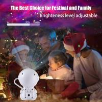 Proyector De Luz Nocturna Estelar Galaxia Astronauta Decoración Para Dormitorio Nebulosa LED Regalo Para Niños Y Adultos - details 11