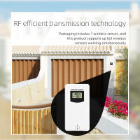 Estación Meteorológica Inteligente Tuya WIFI Medidor De Temperatura Y Humedad Para Interior Y Exterior Con Pronóstico Y Alarma De Clima - details 8