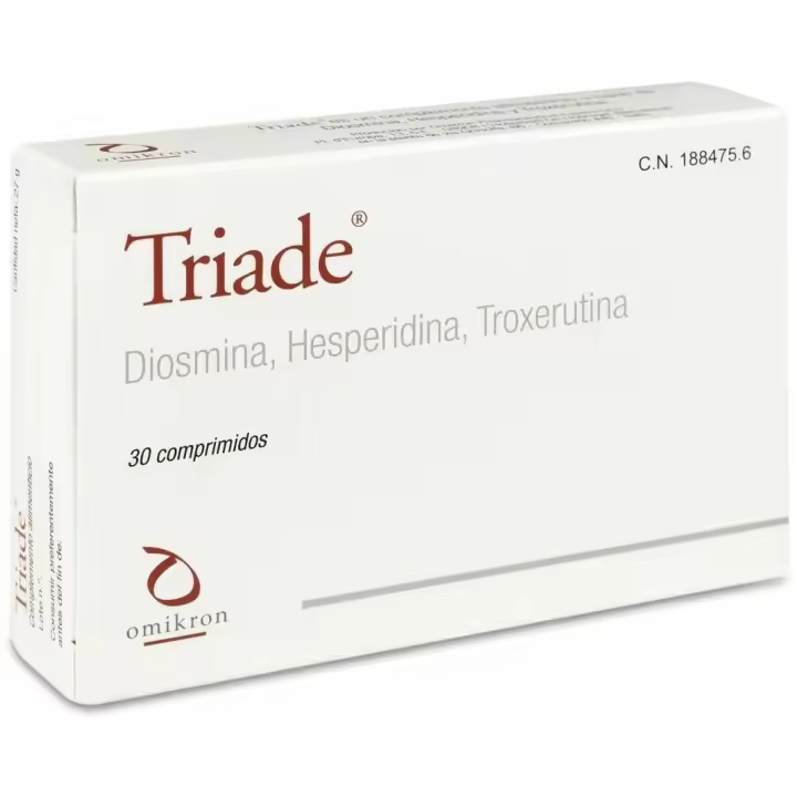Omikron TRIADE 30 COMPRIMIDOS para Corazón y Presión Arterial - 1
