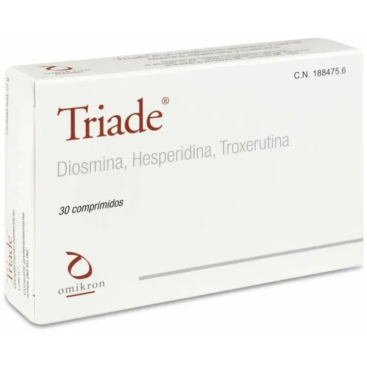 Omikron TRIADE 30 COMPRIMIDOS para Corazón y Presión Arterial - 1
