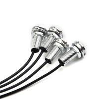 4Pcs Luz LED Azul Para Barco Marina Stern Light Lámpara De Cola Redonda LED Impermeable Plata Luz Marcadora Lateral Underwater Runner - details 4