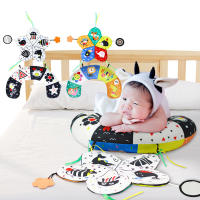Almohada De Juguete Para El Pecho Del Bebé En Blanco Y Negro Con Espejo Y Alto Contraste Juguete Sensorial Montessori Para Bebés De 0 a 12 Meses Y Años - details 3