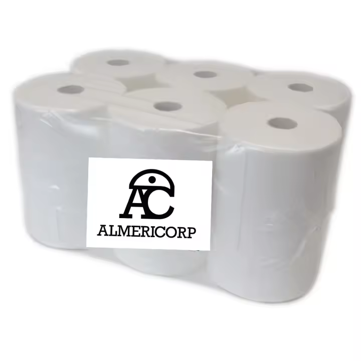 Papel Higiénico industrial laminado 2 capas gofrado ALMERICORP, Pack 18 rollos textura gofrada XXL - 1