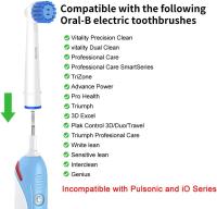 Cabezales De Repuesto Para Broca Oral B Sensitive Cuidado De Encías Suave Para Cepillo De Dientes Eléctrico Adultos - details 3