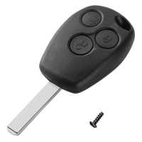 Ociodual Carcasa Llave de Mando 3 Botones Compatible con Clio, Kangoo, Modus, Twingo, Trafic Master, Funda Rígida Shell Case Cover - details 1