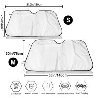 Parabrisas De Coche Divertido De Cerdo Duradero Para Verano Protección Solar Con Diseño De Animal De Granja Adecuado Para Familiar - details 2
