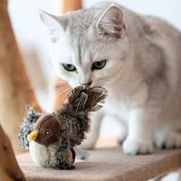 Juguete Interactivo Para Gatos Pájaro Volador Con Alas Movibles Sparrrow Con Menta Simulación De Pájaro Juguetes Para Gatos - details 7
