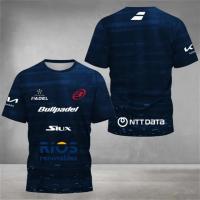 Camiseta De Tenis Para Hombres Verano 2025 Estampado 3D Manga Corta Cuello Redondo Transpirable Secado Rápido Deporte - details 7