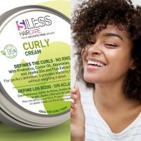 Curly Cream Crema para Rizos Sin Sulfatos 200 ml  Crema para Peinar Activador de Rizos y Ondas para Cabello Curly  Define los Rizos Sin Apelmazado  95% Ingredientes Naturales  Sless Haircare - details 1