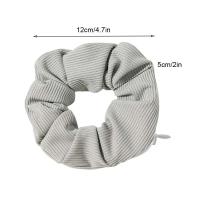 4Pcs Scrunchies De Pochete Para Mujeres Y Niñas Con Cremallera Oculta Porta Horquilla De Cabello Estilo Moda Polyester - details 3