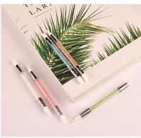 Set De 5 Brochas De Uñas Con Doble Cabeza Y Diseño De Flor De Silicona Herramienta De Escultura Y Embossing Para Arte De Uñas - details 9
