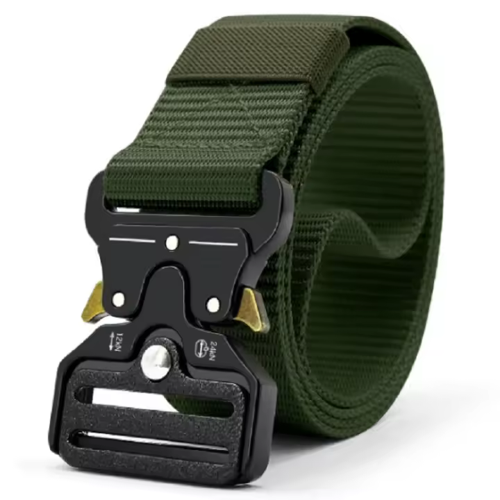 Cinturón Táctico Militar Para Hombres Y Mujeres Con Hebilla Magnética De Liberación Rápida De Nylon Unisex Para Entrenamiento Y Ropa De Herramientas 6 Colores - 1