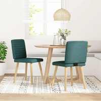 vidaXL Sillas de comedor 2 unidades tela en color Gris oscuro/Rojo vino tinto/Taupé y más | cómodas modernas ergonómicas para comedor cocina salón hogar - details 4