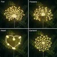 Luces De Jardín LED De Fuego Solar Para Exterior Iluminación De Camino Decoración De Fiesta Y Boda En Navidad - details 0