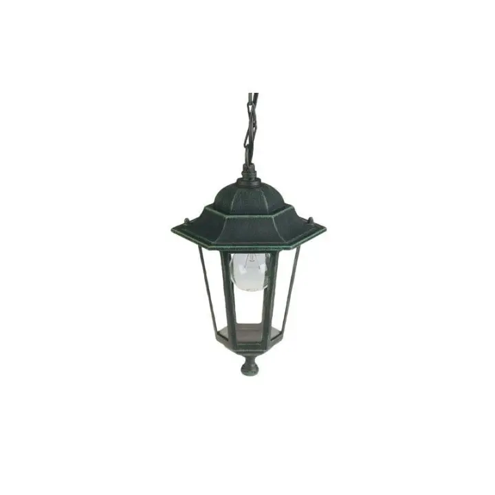 Papillon Farol Jardín Hexagonal Verde Suspendido - Decorativo - 1