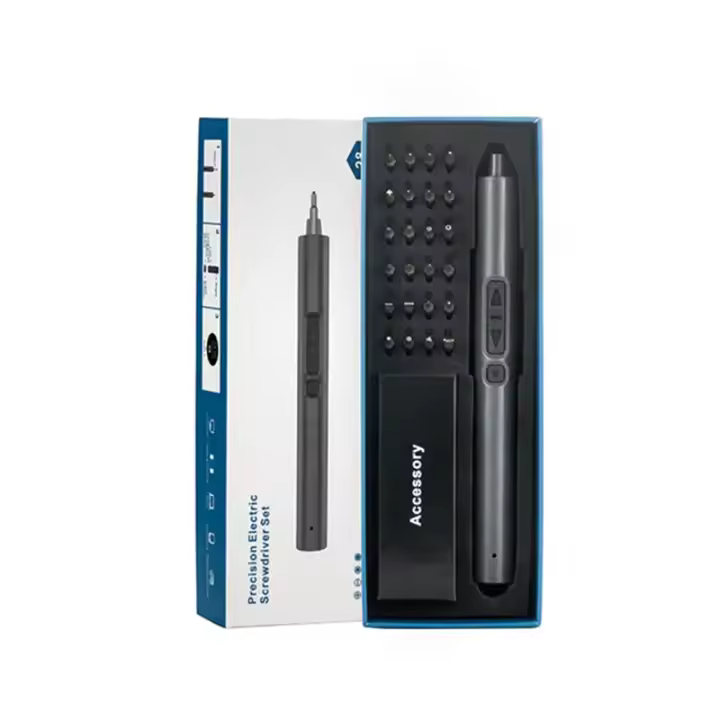 Set De Destornilladores Eléctricos 28 En 1 Recargable Con Torque Magnético Phillips Y Torx Destornillador Cordless Con Magnetizador Para DIY En El Hogar - 1