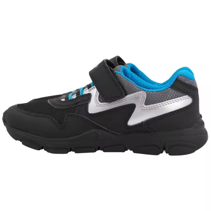 Zapatillas Geox modelo New Torque "Negro/Plata" para Niños en color Negro - 1