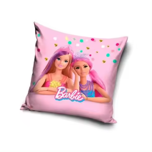 barbie cojin rosa regalo para nina 40*40cm - 1