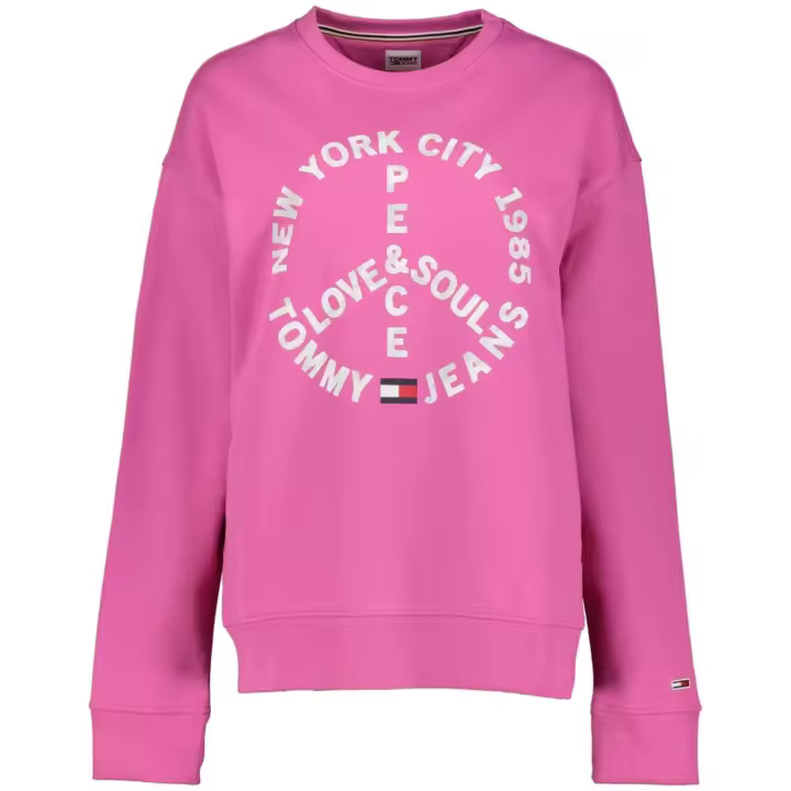 Sudadera Tommy Jeans Tjw Ovrzd Positivitees 2 Crew - 1