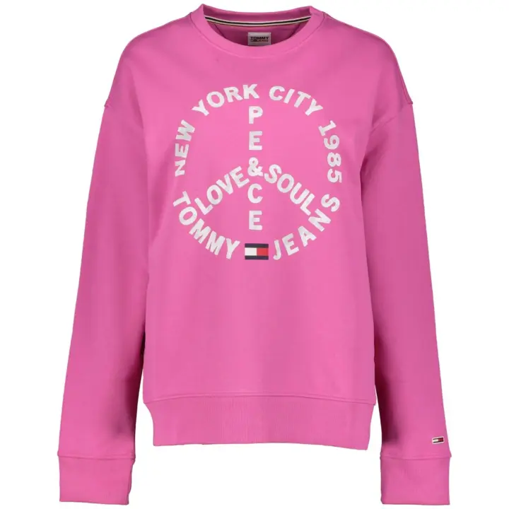 Sudadera Tommy Jeans Tjw Ovrzd Positivitees 2 Crew - 1