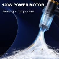 Aspirora de Mano Portátil para Automóvil, Powerful Suction de 9000 PA, Mini plegable, Inalámbrico y Recargable USB - Ideal para Coche/Teclado - details 8