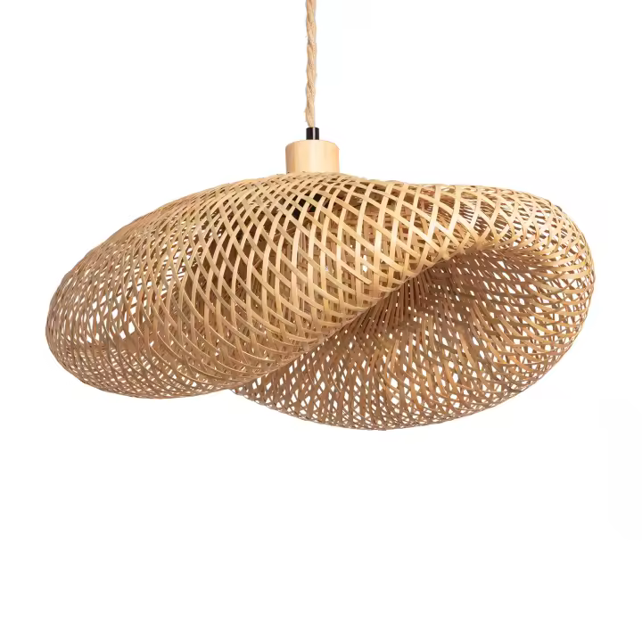 Ledkia Lámpara Colgante Bambú ILUZZIA - Diseño Único y Elegante - 1