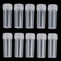 100Pcs Tubos De Prueba De Plástico De 5ml Con Tapa Para Suministros De Química Escolar - details 0