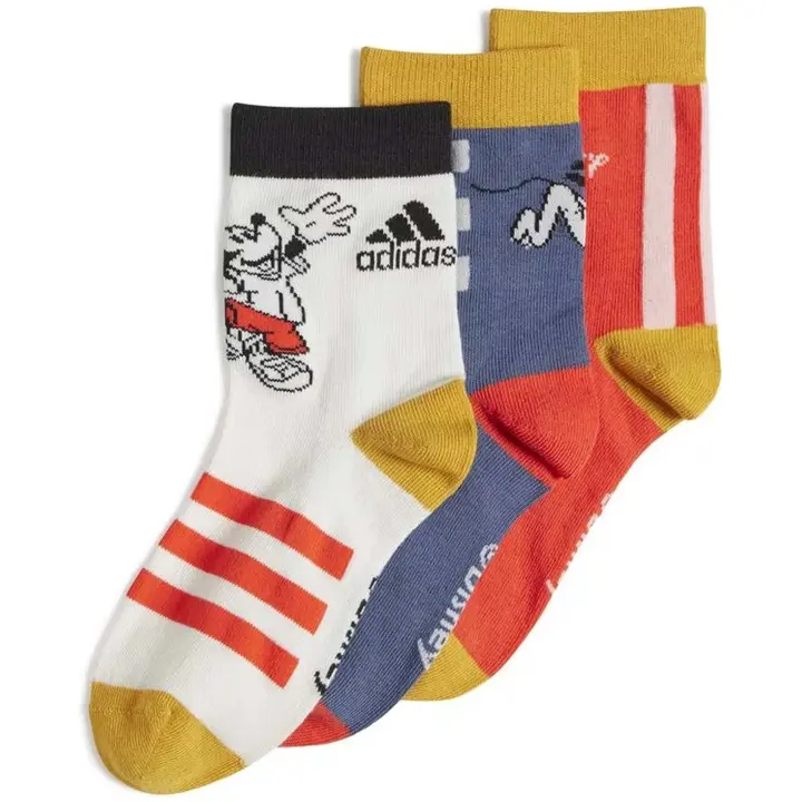 Calcetines Adidas Mickey Mouse Pack 3 para niños unisex en color multicolor - 1