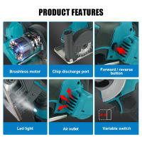 Sábanca Circular Eléctrica Sin Escobillas Kamolee De 3 Pulgadas Multifuncional Para DIY En El Hogar Compatible Con Batería Makita 18V - details 3