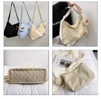 Nueva Bolso De Hombro Para Mujer Estilo Harajuku Diseñador Moda Tamaño Grande Capacidad Grande Estampado Solido Y Cuadros Bolso Transversal Para Estudiantes - details 1