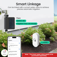 Sistema De Riego Automático Tuya Jardín Inteligente Con Timer Solar Y Valvula Para Alexa Google Home IP65 Drip Irrigation - details 1