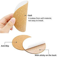 Autoadhesivo Tapete De Goma Redondo Cuadrado Para Manualidades DIY Decoración De Mesa Para Oficina Y Hogar Material Ecológico - details 4