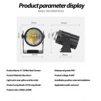 Faros LED Para Motocicleta Luces De Spot Super Brillantes Para Conducción Cercana Y Lejana Doble Color Accesorios De Modificación De Motocicleta - details 8