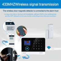 Detector De Puerta Inalámbrico GauTone 433MHz Para Sistema De Alarma Sensor De Ventana Con Alertas Para El Hogar - details 7