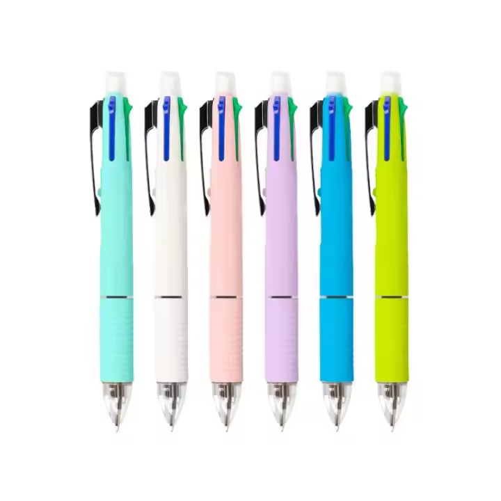 Boligrafo liderpapel 5 en 1 azul negro rojo verde 0,7m y portaminas 0,5mm - 1